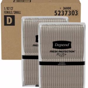 Depend Fresh Protection Advanced Incontinence Underwear for Women Ultimate Absorbency Size Small 92 Count - Image 3