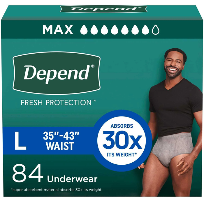 Depend Fresh Protection Incontinence Underwear for Men 11