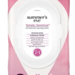 Summer's Eve Simply Sensitive Feminine Wipes, pH Balanced, 32 Ct