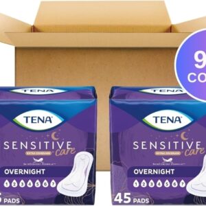 TENA Sensitive Care Overnight Pads for Women, 90 Count - Image 4