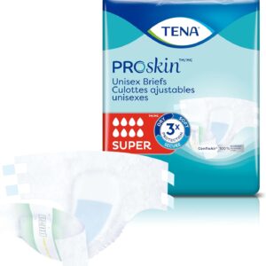 TENA ProSkin Adult Diapers with Tabs, Maximum, White, Medium, 14 ct - Image 4