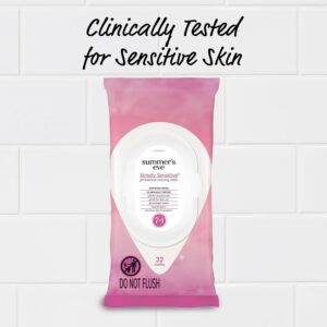 Summer's Eve Simply Sensitive Feminine Wipes, pH Balanced, 32 Ct - Image 6
