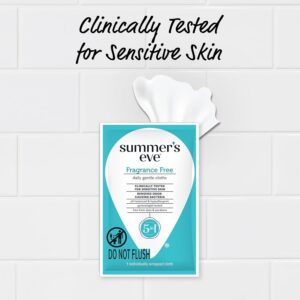 Summer's Eve Fragrance-Free Feminine Wipes, pH Balanced, 12 Ct - Image 4