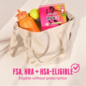 Playtex Sport Tampons Regular, Fragrance-Free, 48ct | 360° Leak Defense - Image 4