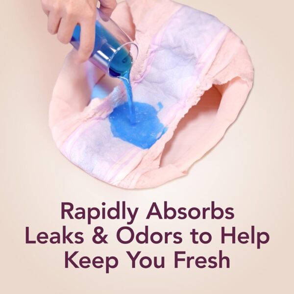 Depend Silhouette Adult Diapers Pink For Women, 16 Count 2