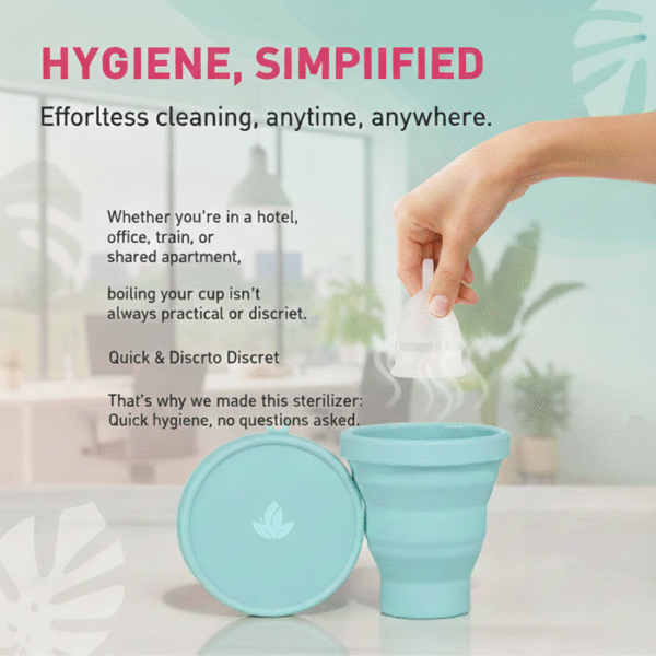 Menstrual Cup Sterilizer Cleaner Features