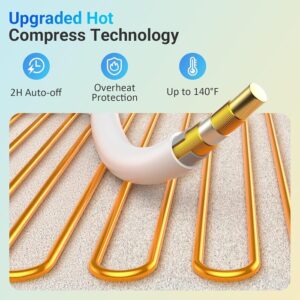 All in One Heating Pad for Back Neck Shoulders Pain Relief 22"x33" - Image 4