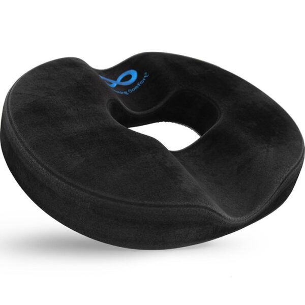 Donut Pillow for Tailbone Pain Relief Color Black