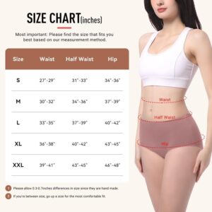 High Absorbent Leak Proof Underwear for Women, Dusty Rose, 2 Pack - Image 4