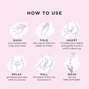 High Quality Reusable Menstrual Cup with Storage Box, Large 1 Count - Image 5