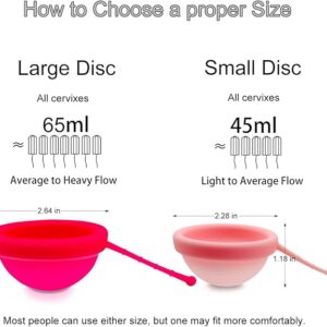 Medical-Grade Silicone Period disc for Women L+S Pack of 2 - Image 4