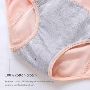 Overnight Cotton Incontinence Underwear for Women, Multi Color, X-Large, 6 Pieces - Image 3