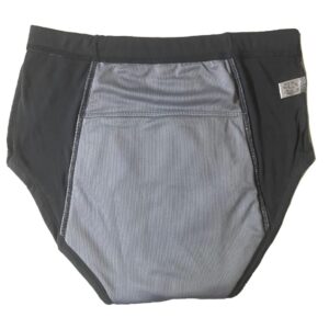 Reusable Breathable Pant Diapers for Mens Grey, XX-Large - Image 3