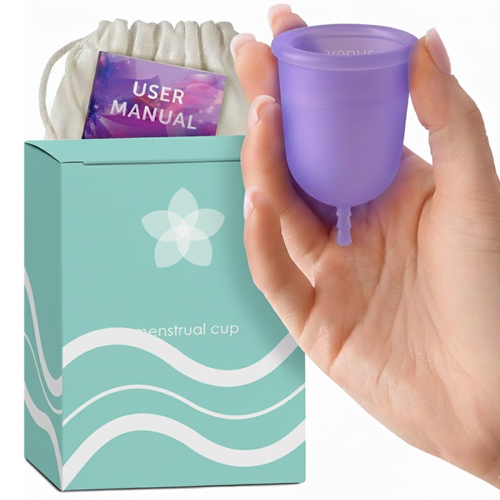 Unique Design Reusable Menstrual Cup
