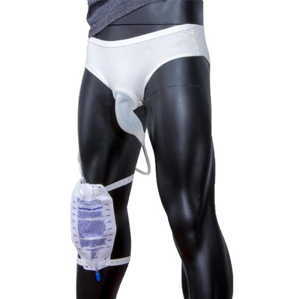 Washable Men’s Reusable Incontinence Underwear with Urine Bag
