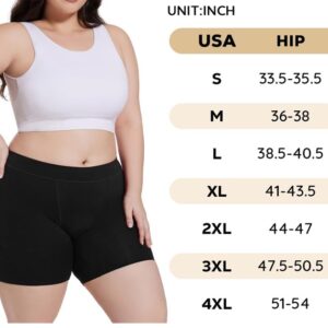 Washable Period Boxers for Women, Black, Pack of 2 - Image 3