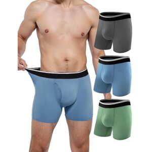Washable Soft Leak Proof Boxer Briefs for Daily Bladder Leakage For Men 3 Pack