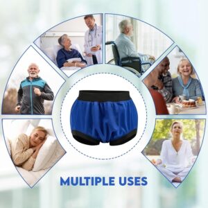 Washable, Waterproof, Leakproof Rubber Incontinence Pants For Women, Blue - Image 4