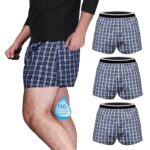 Washable100ml Absorbency Boxers Shorts For Men Blue