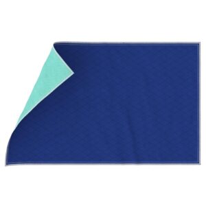 Waterproof Washable Mattress Protector for Adults and Kids, Blue, 34 x 54